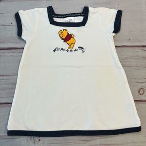 Vintage Girl's Size 4T Disney Winnie the Pooh "Pooh by the Sea" Dress